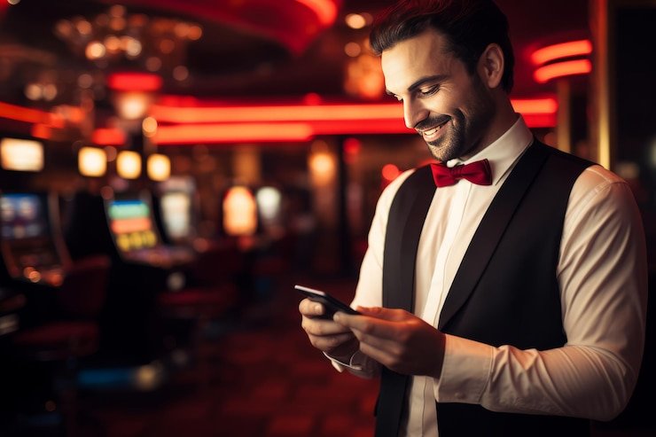Studio live-dealer Dream Gaming dengan multiple camera angles untuk permainan blackjack dan roulette